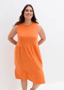 Robe ample à volants, bonprix