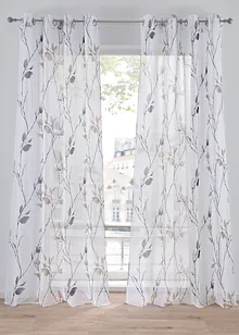 Gardine aus leichtem Voile (1er Pack), bonprix