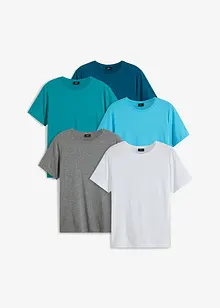 Lot de 5 T-shirts, bonprix