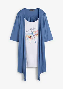 T-shirt 2 en 1 en viscose, bonprix