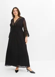 Maxikleid in Crochet-Optik, bonprix