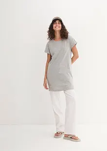 Boxy-Longshirt mit kurzen Ärmeln, bonprix