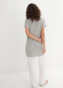 Boxy-Longshirt mit kurzen Ärmeln, bonprix