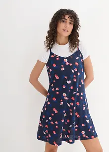 Jersey-Kleid mit Blumendruck, bonprix