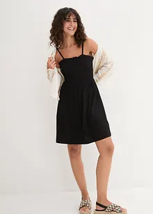 Jersey-Kleid mit verstellbaren Trägern, bonprix