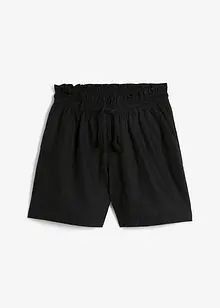 Leinen-Paperbag-Shorts, bonprix