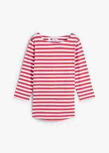 T-shirt 3/4 à encolure bateau, bonprix