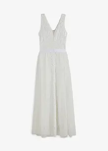 Robe de mariée brodée de sequins avec jupe en tulle amovible, bonprix