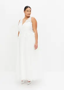 Robe de mariée en tulle et dentelle, bonprix