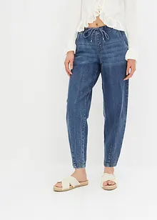 Barrel-Jeans, Mid Waist, Bequembund, bonprix