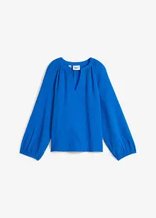 Blouse oversize en gaze de coton, bonprix