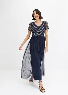 Maxikleid mit Pailletten, bonprix