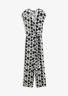 Jersey-Jumpsuit mit kurzem Arm, bonprix