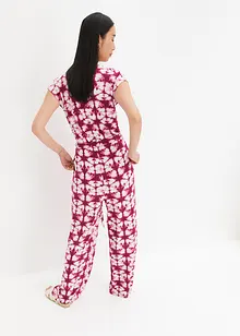 Jersey-Jumpsuit mit kurzem Arm, bonprix