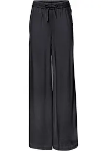 Pantalon large et fluide à taille élastiquée, bonprix