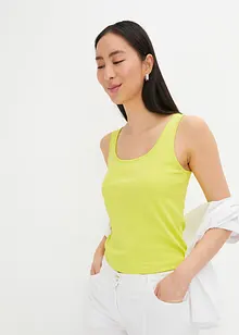 Top côtelé 100% coton, bonprix
