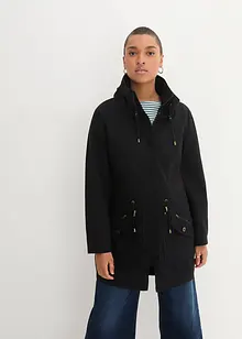 Parka courte en coton avec col montant, cintrée, bonprix