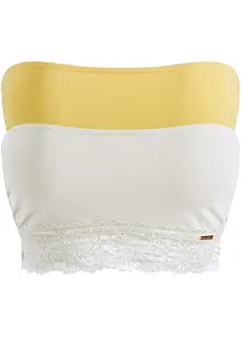 Bandeau BH mit Bio-Baumwolle (2er Pack), bonprix