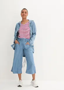 Leichte, sommerliche Culotte mit breitem Bequembund, bonprix