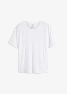 T-Shirt mit Spitzendetail, bonprix