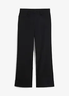 Pantalon droit extensible en bengaline à taille élastiquée, bonprix