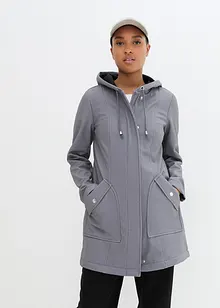 Softshell-Parka mit Kapuze, bonprix