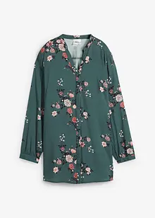 Longbluse, langarm, weit geschnitten, bonprix