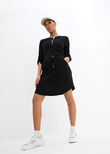 Robe longueur genou en jersey de coton épais, bonprix