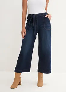 7/8-High Waist Ultra-Soft-Jeans mit High-Waist-Bequembund, Loose-Fit, bonprix