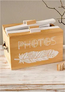 Fotoaufbewahrungsbox aus Holz, bonprix