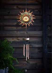 Solar Deko Windspiel mit Glaskugel, bonprix