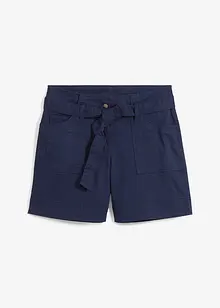 Twill-Shorts mit Bindegürtel, bpc bonprix collection