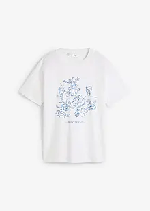 T-shirt coton à imprimé, bonprix