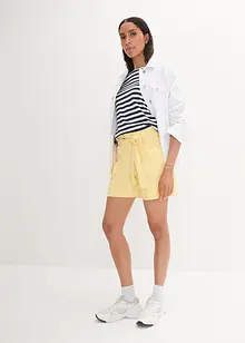 Twill-Shorts mit Bindegürtel, bpc bonprix collection