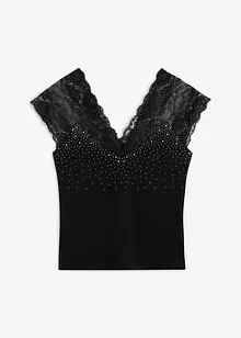 Shirt mit Strass, BODYFLIRT boutique