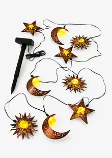 Guirlande lumineuse solaire Soleil, Lune, Étoiles, bonprix