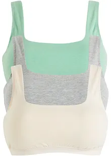 Bustier mit Bio-Baumwolle ​(3er Pack), bonprix