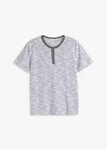 Henleyshirt, aus reiner Baumwolle, Kurzarm, bonprix