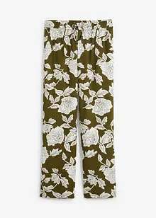 Pantalon palazzo imprimé en viscose, bonprix