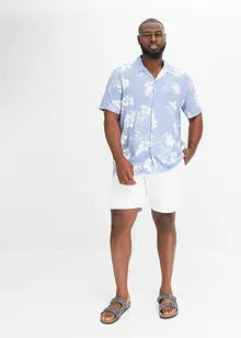 Chemise manches courtes à col resort, bonprix