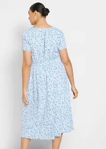 Midikleid aus elastischem Bio-Baumwoll-Mix, bonprix