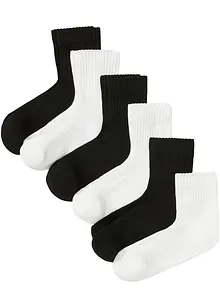 Lot de 6 paires de chaussettes courtes de sport avec semelle en éponge, bpc bonprix collection