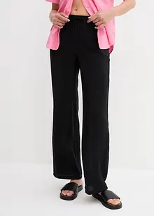 Marlenehose mit elastischem Bund aus Viskose-Mix, bonprix