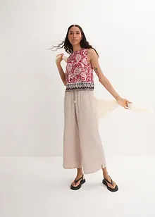 Top mit Muster aus Viskose, bonprix