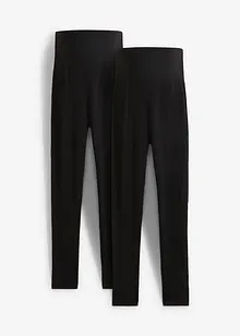 Umstandsleggings aus Bio-Baumwolle (2er Pack), bonprix