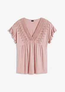 Shirt mit Spitze, bonprix