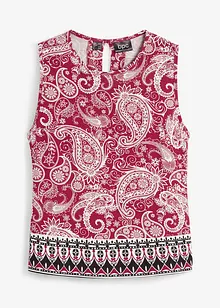 Top mit Muster aus Viskose, bonprix