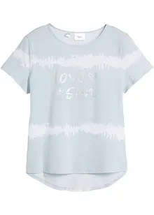T-shirt 100% coton, plus long derrière, bonprix