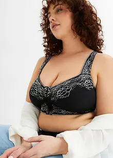 Soutien-gorge grand maintien sans armatures, fermé devant, avec polyamide recyclé, bonprix