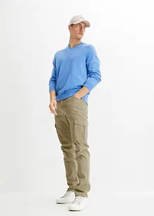 Pantalon cargo extensible Slim Fit, jambes droites, bonprix